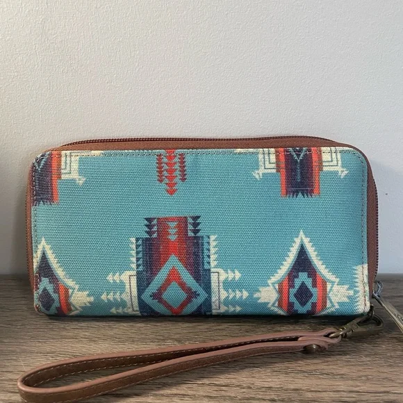 Aztec print wallet - Picture 2 of 8